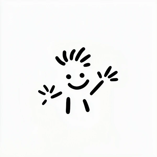 Stick Figure Smiling