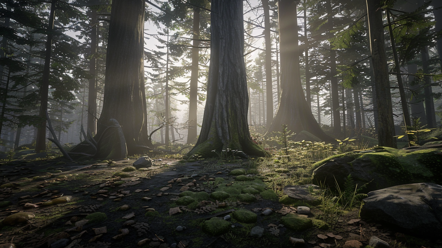 Serene Forest Scene