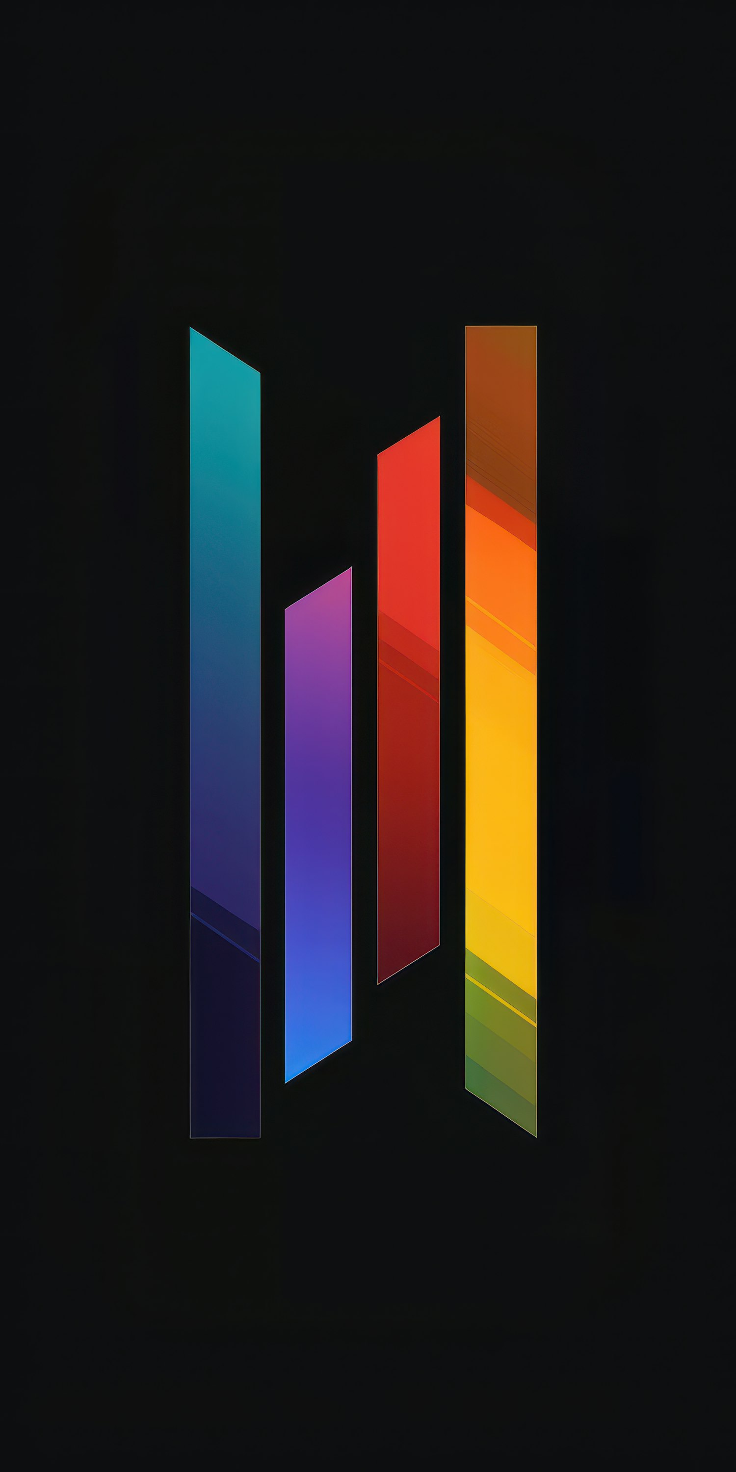 Vibrant Gradient Rectangles