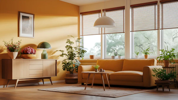 Cozy Vibrant Living Room