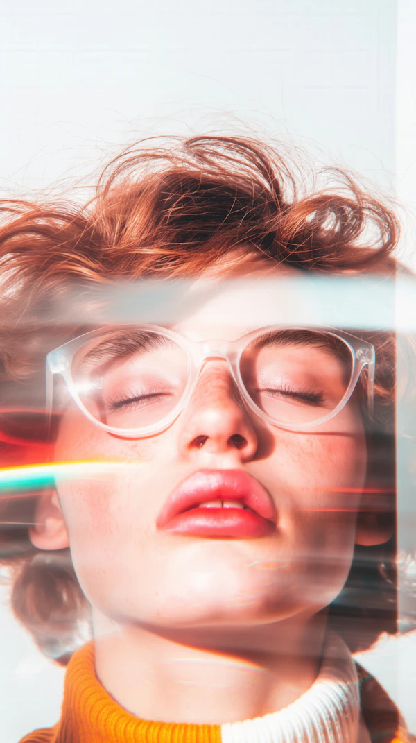 Dreamy Freckled Portrait