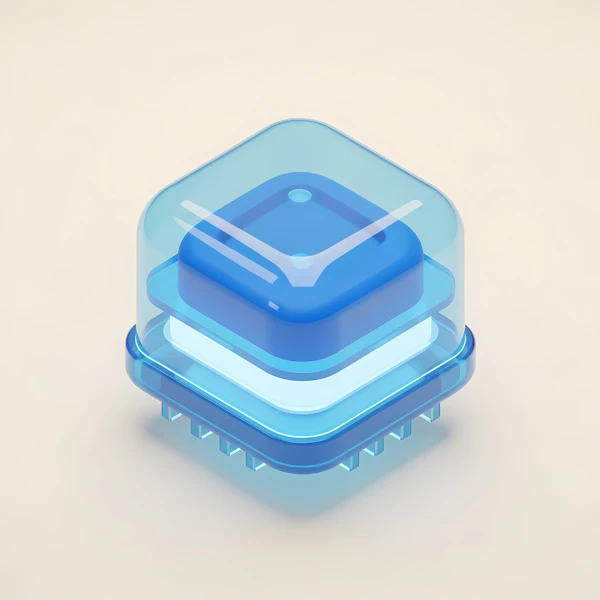 Futuristic Microchip Design