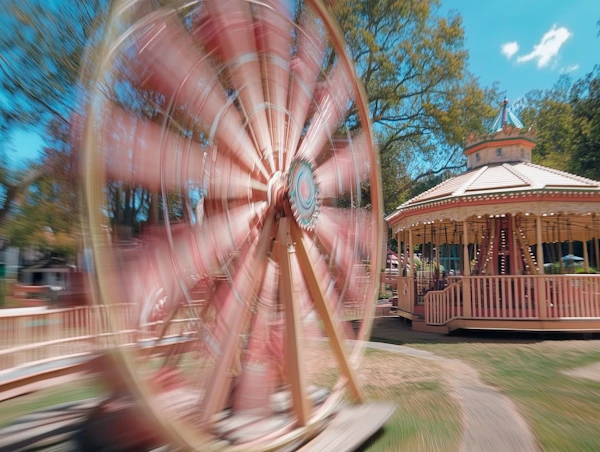Amusement Park Scene