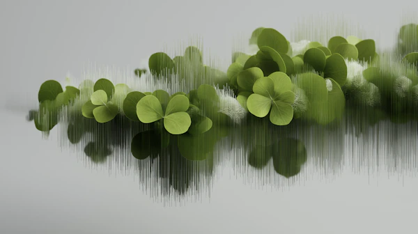 Floating Clover Leaves