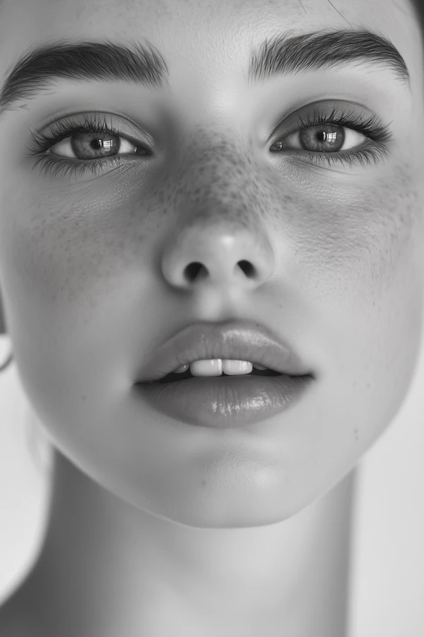 Freckled Portrait
