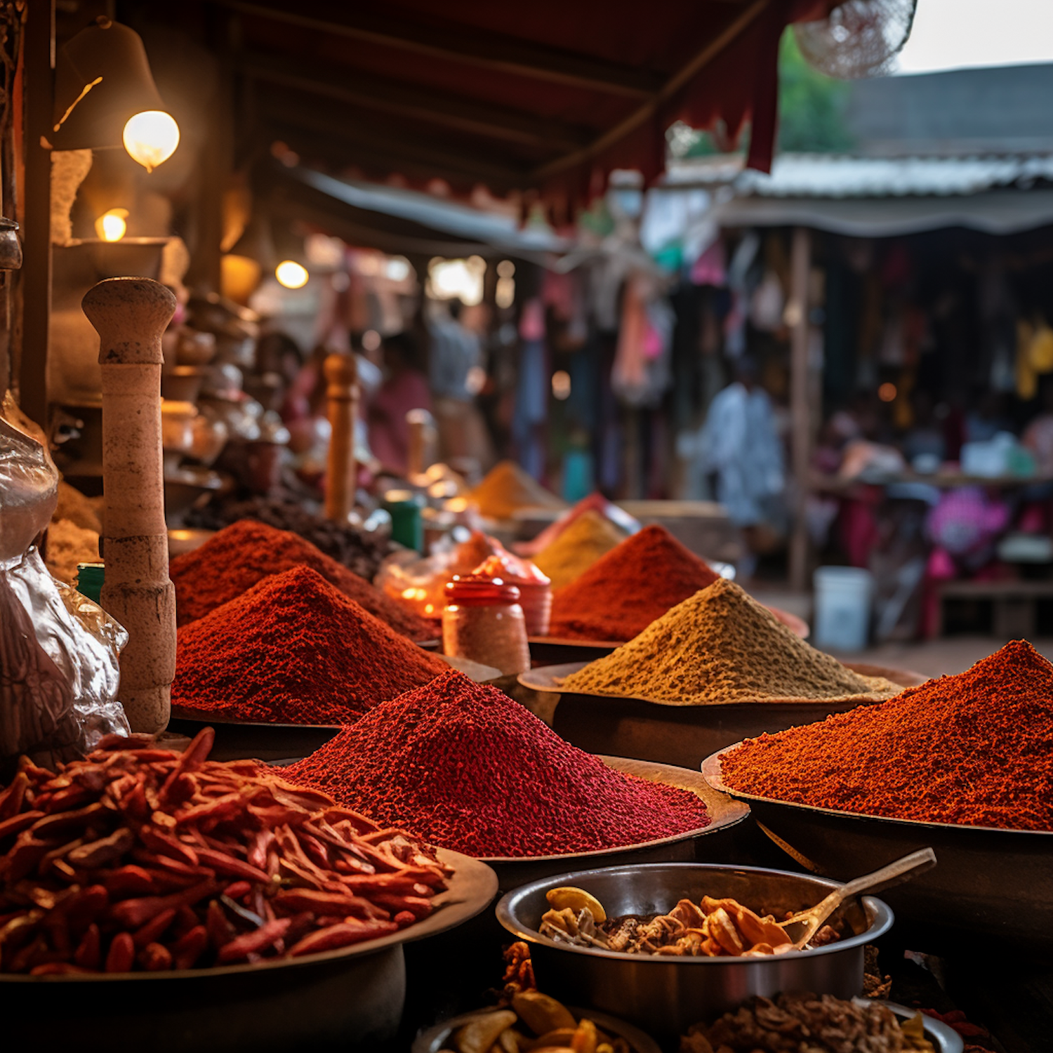 Vibrant Spice Market Array