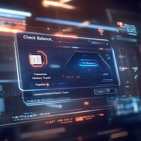 Futuristic Financial Interface Concept