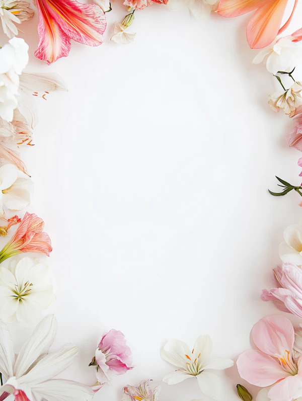 Elegant Floral Border