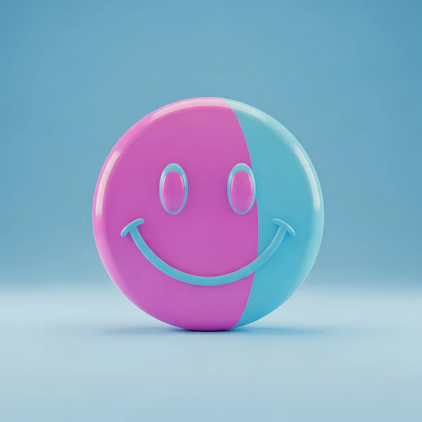 3D Smiley Face Icon