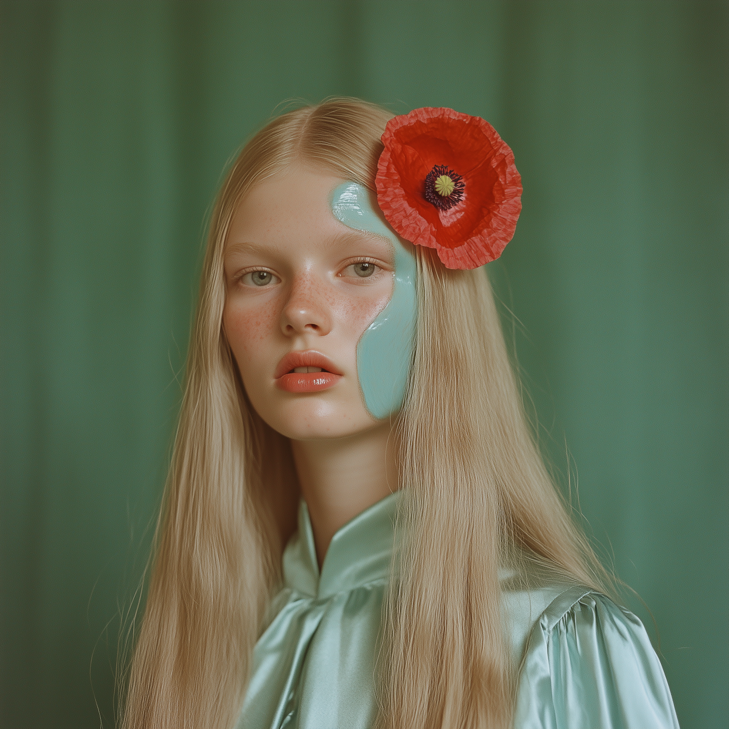 Ethereal Portrait with Poppy