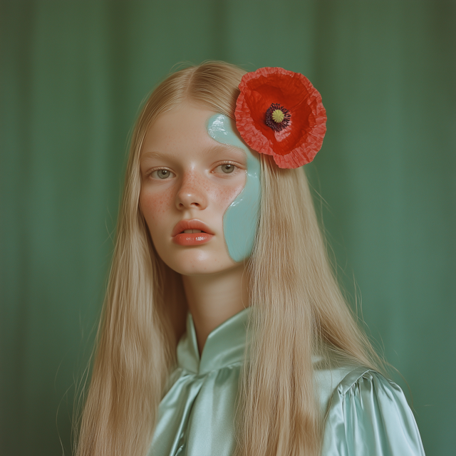 Ethereal Portrait with Poppy