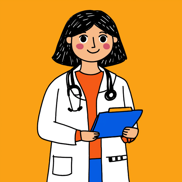 Cartoon Female Doctor