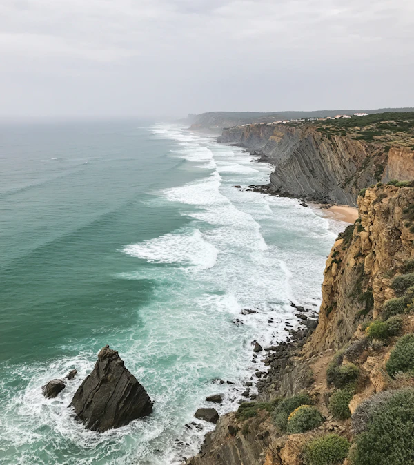 Rugged Coastal Cliffs