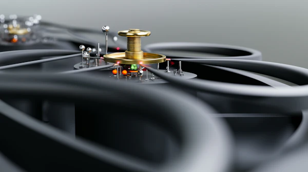 Futuristic Device Close-Up
