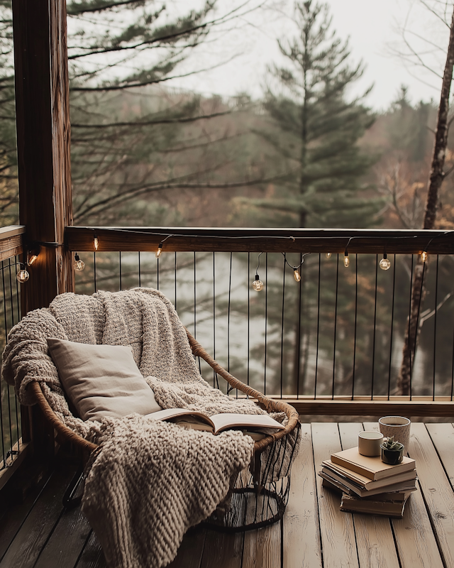 Cozy Outdoor Reading Spot