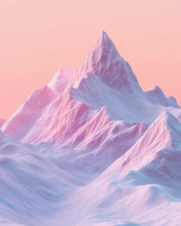 Dreamy Snowy Mountains