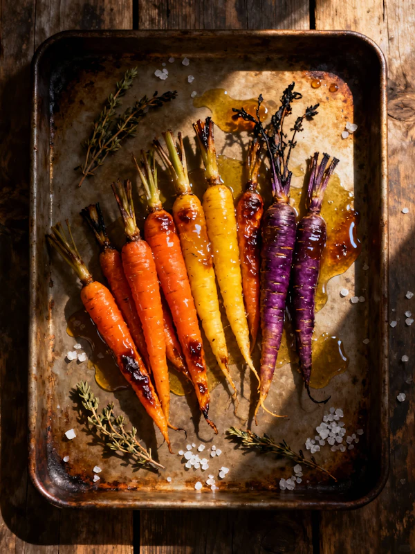 Rustic Roasted Carrots