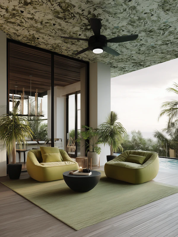 Tropical Lounge Area