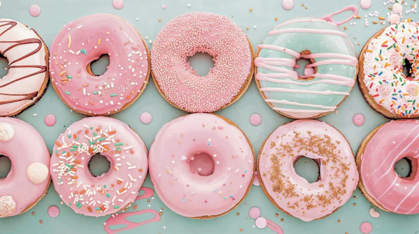Assorted Decorated Donuts