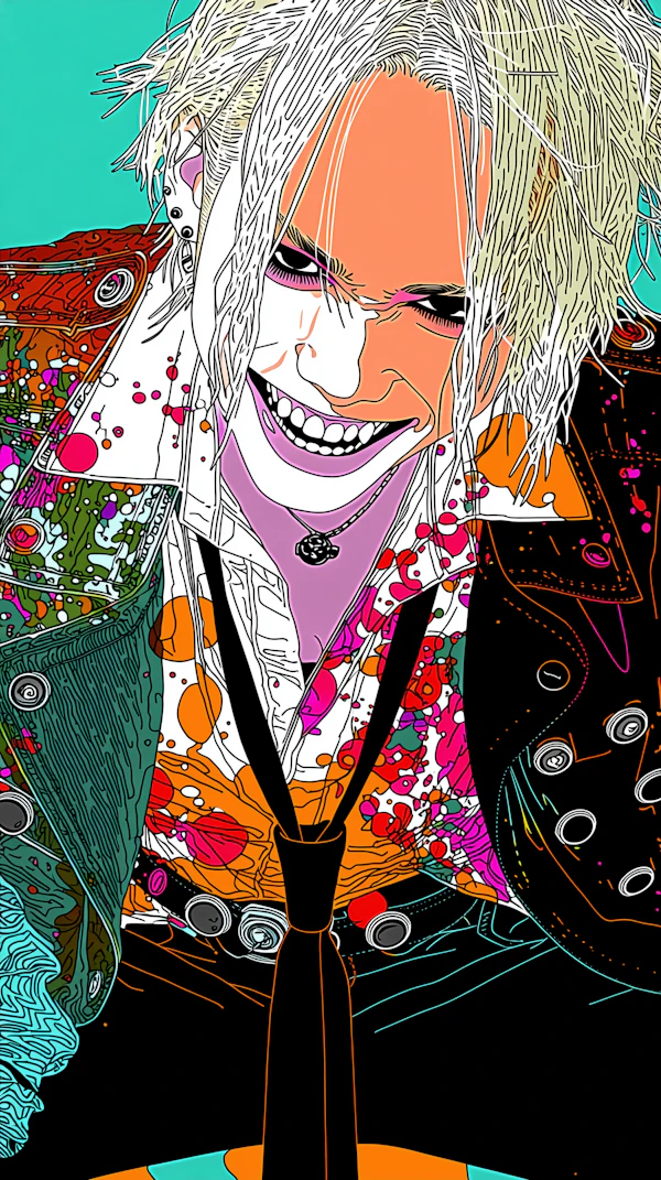 Vibrant Portrait Art