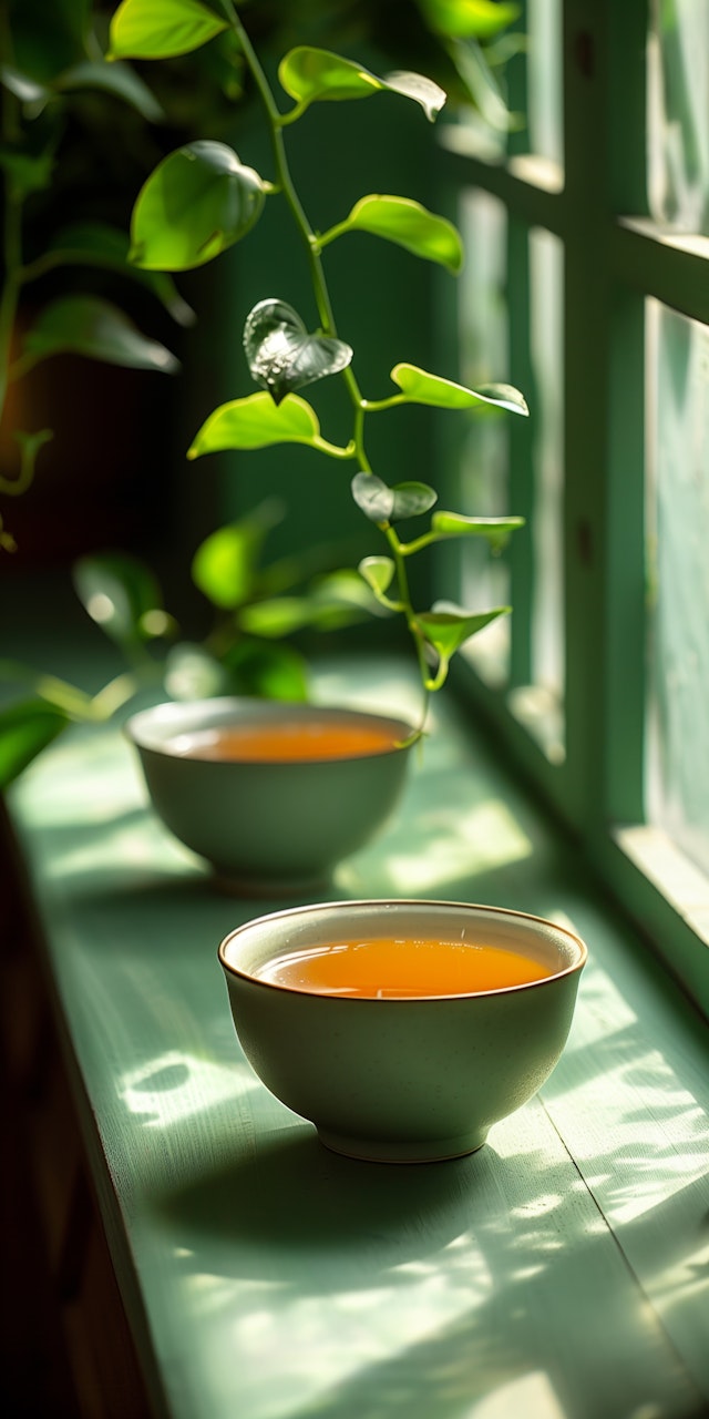 Serene Tea Setting