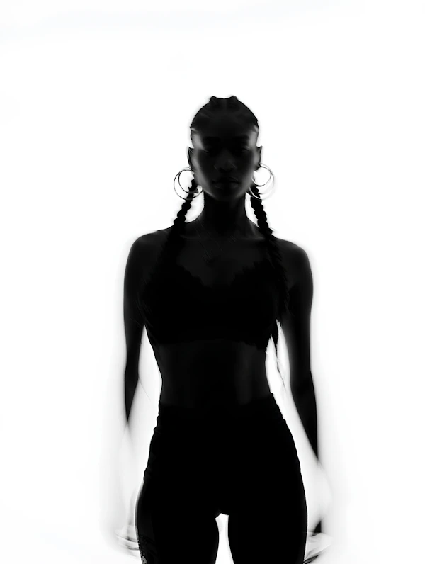 Silhouette With Braids