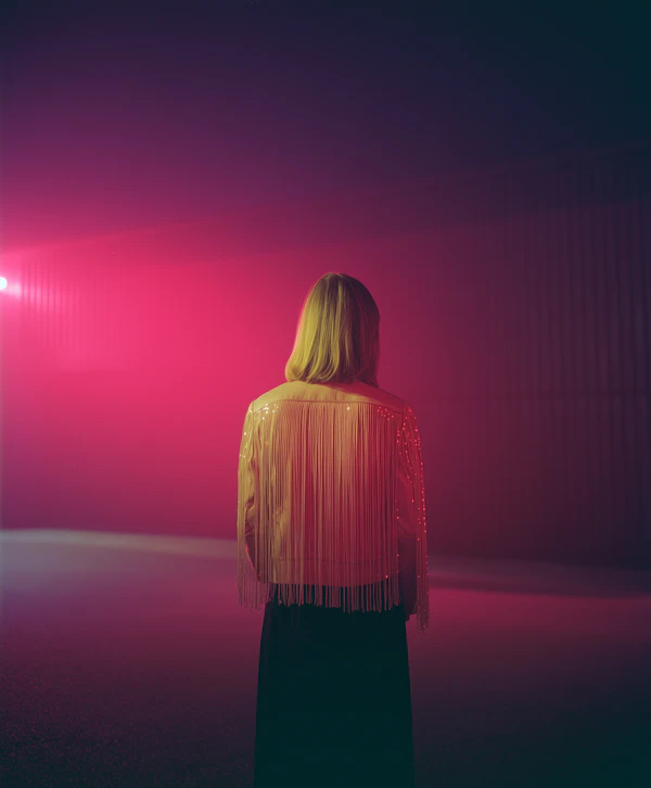 Fringe Jacket Silhouette