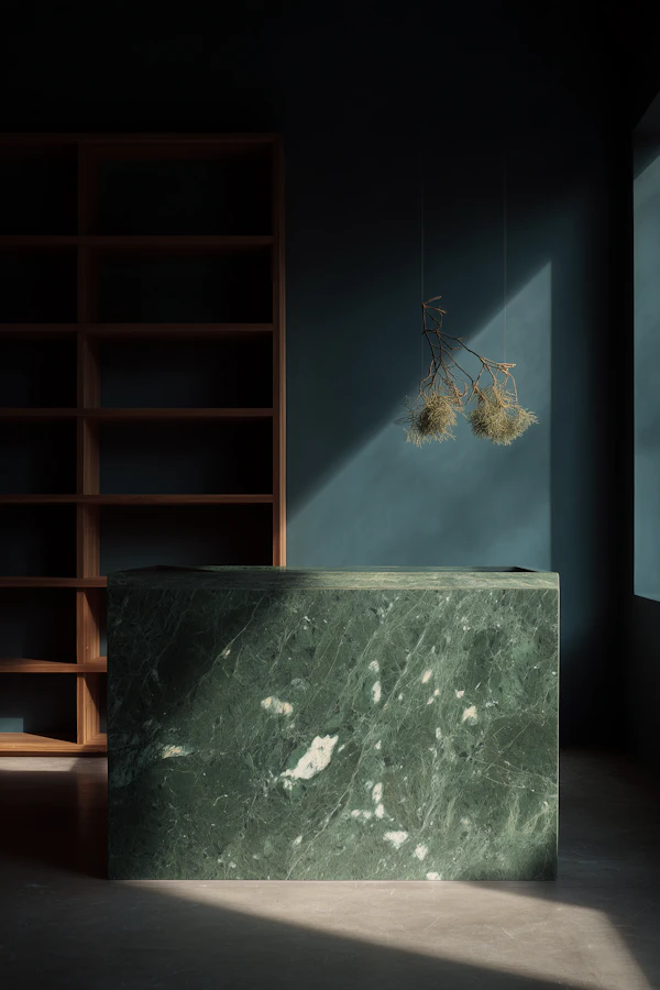 Modern Green Marble Interior