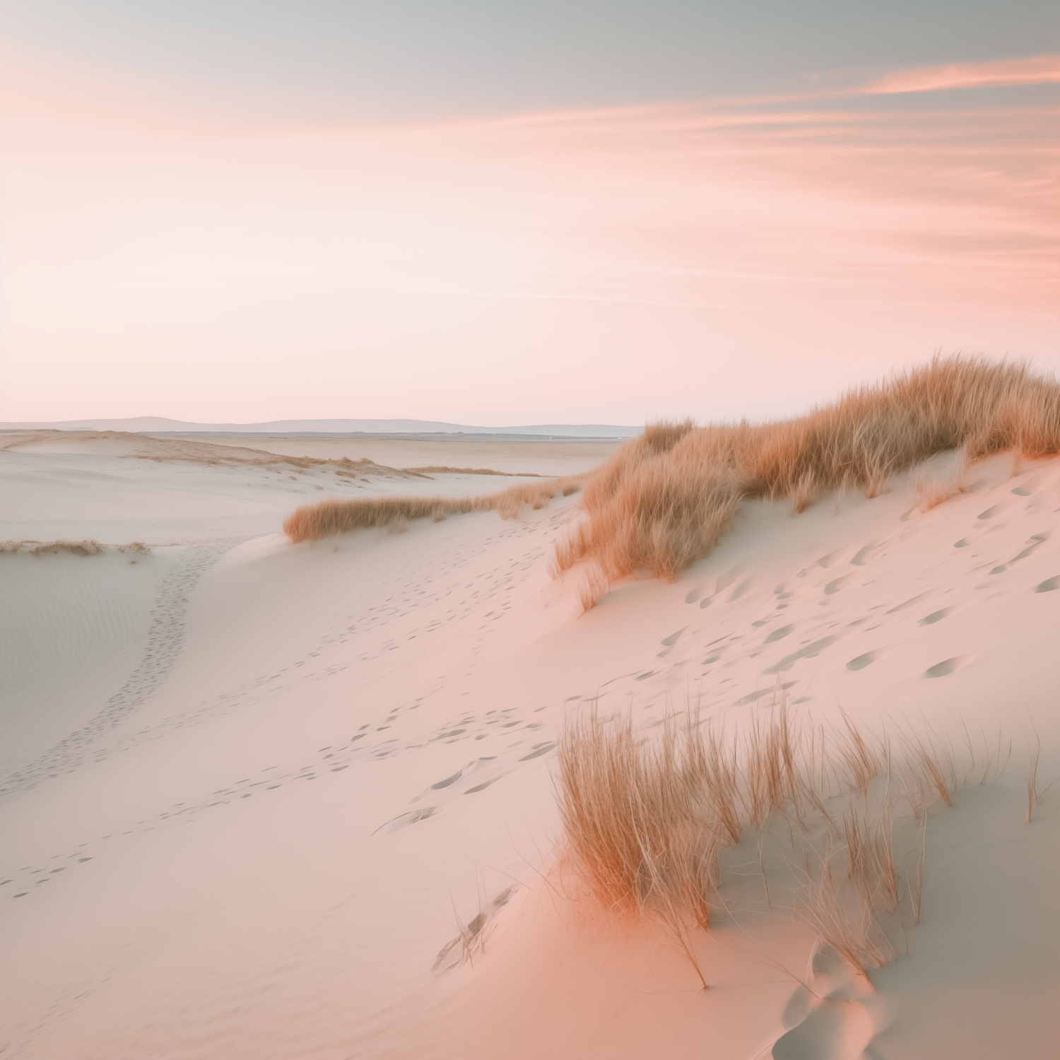 Serene Desert Dunes at Twilight