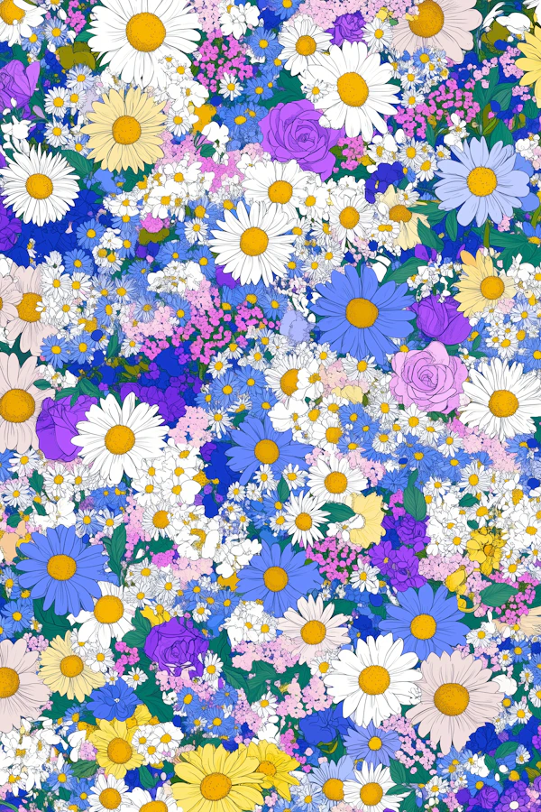 Vibrant Floral Illustration