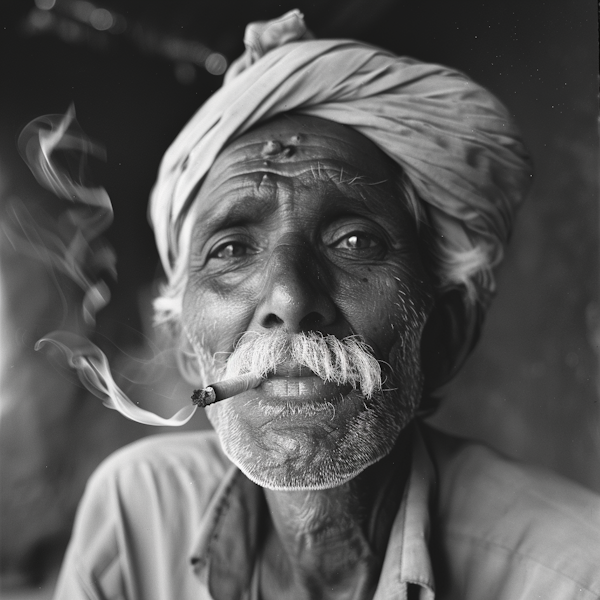 Elderly Man with Turban