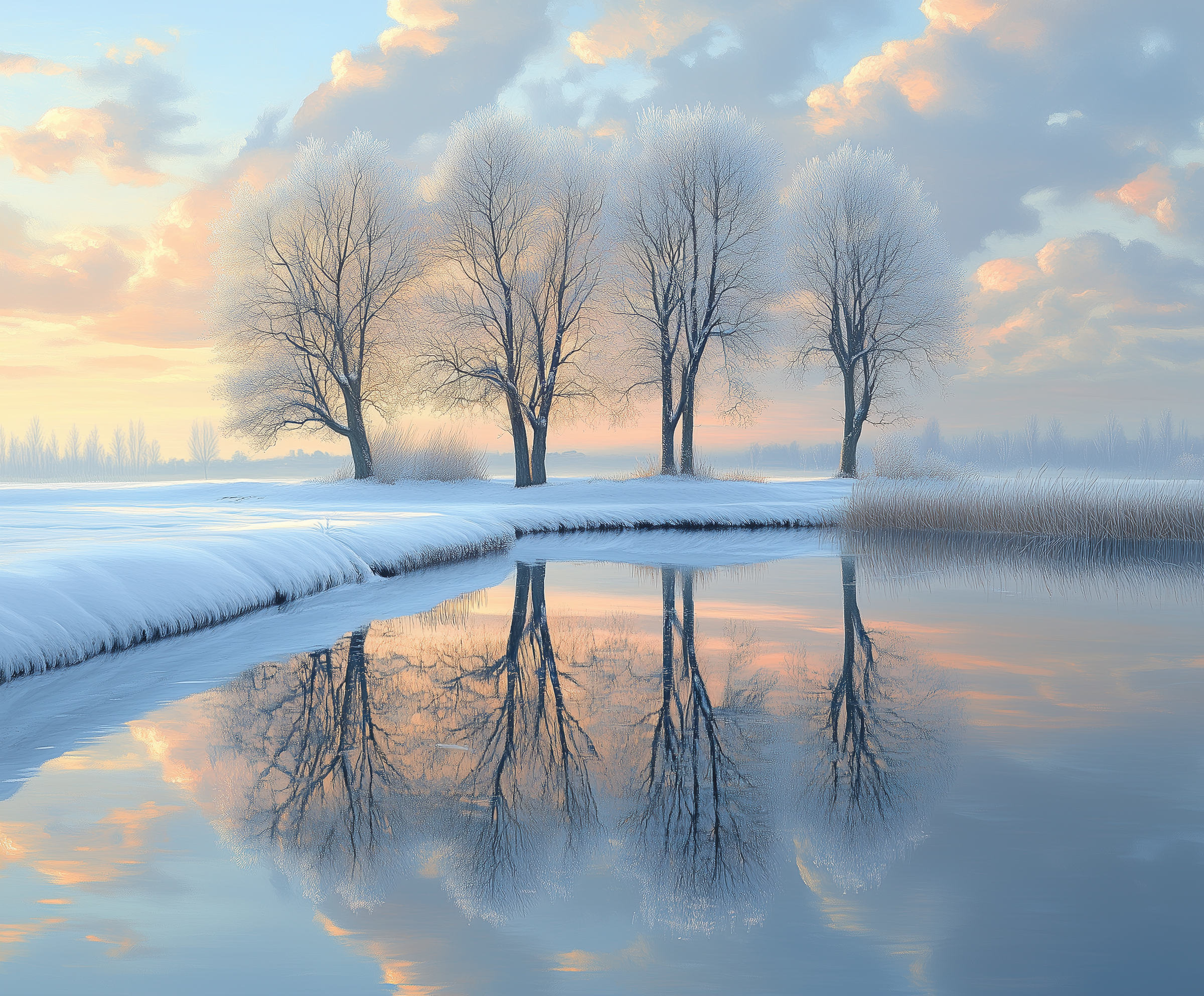 Serene Winter Landscape