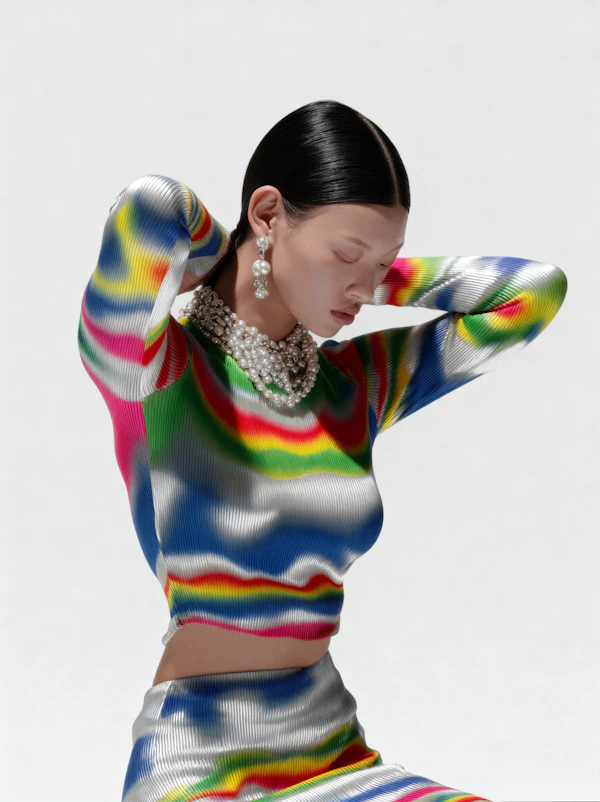 Vibrant Fashion Portrait