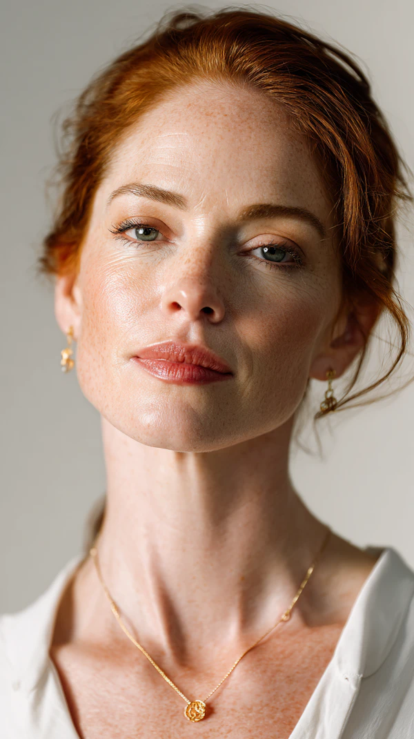 Elegant Redhead Portrait