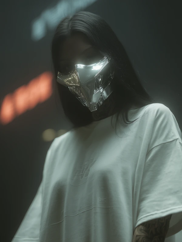 Cyberpunk Mask Portrait