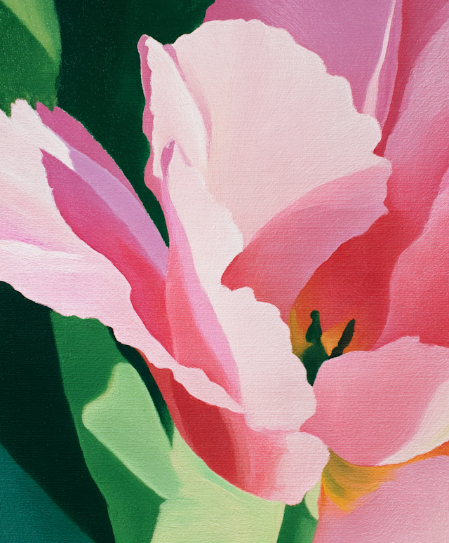 Pink Flower Art
