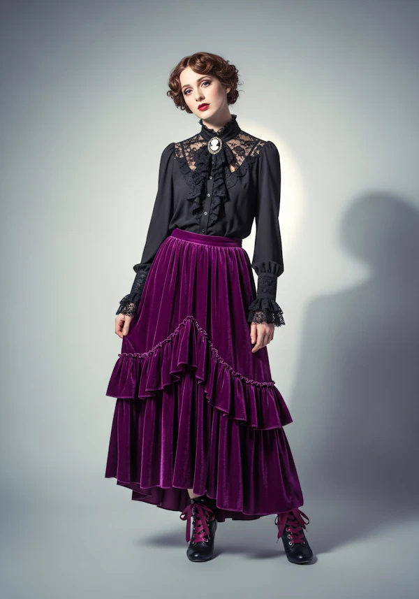 Vintage Fashion Portrait