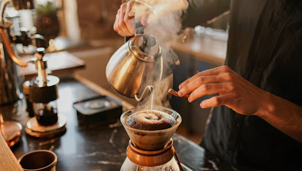 Pour-Over Coffee Scene
