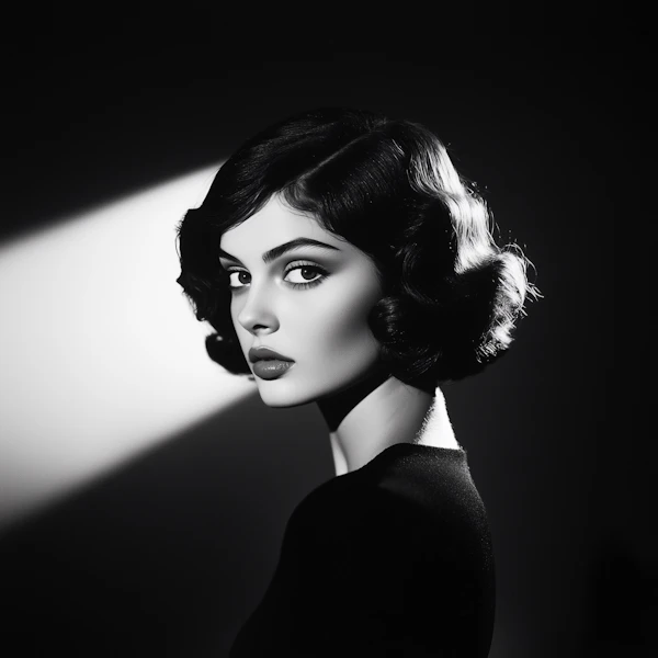 Vintage Hollywood Portrait