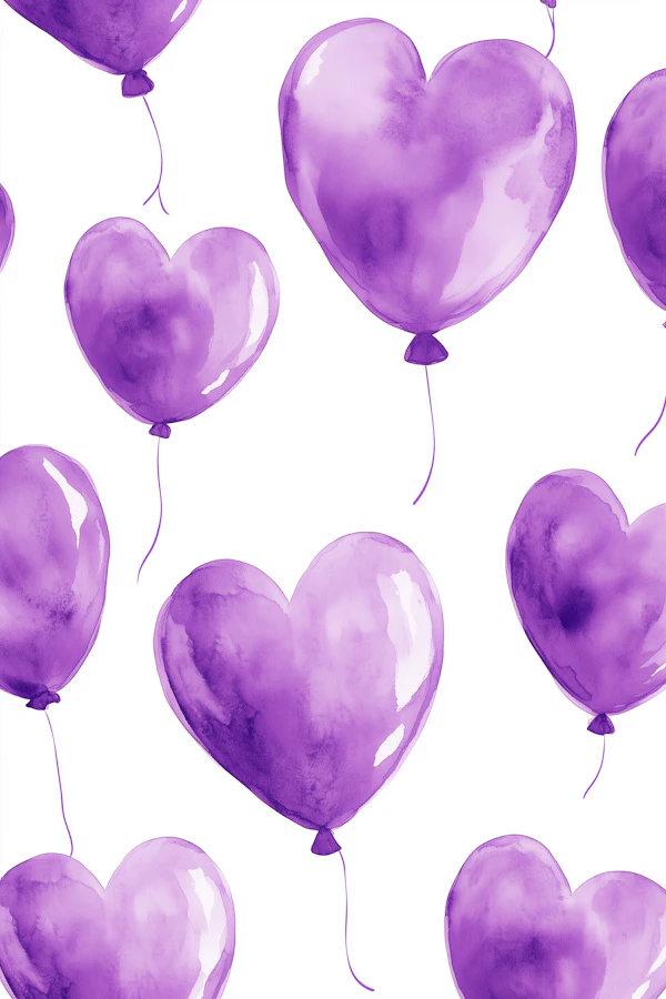 Purple Heart Balloons