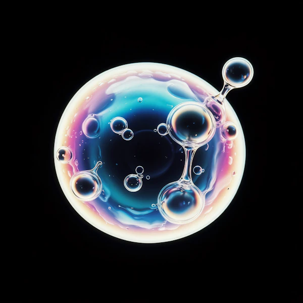 Iridescent Bubble Art