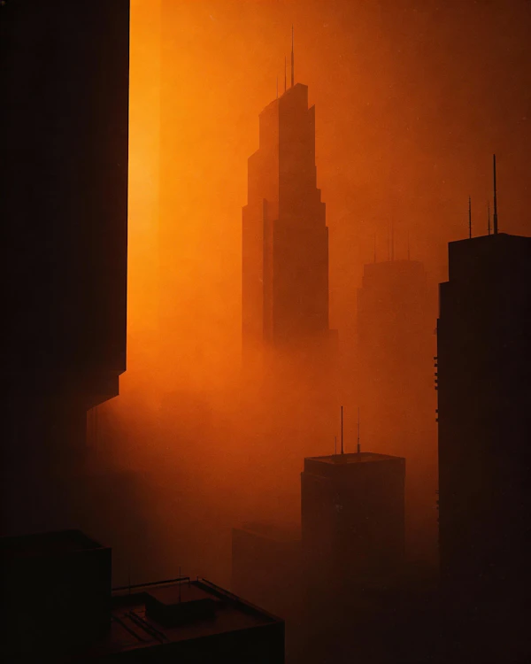 Urban Majesty at Dusk