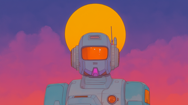 Retro-Futuristic Robot