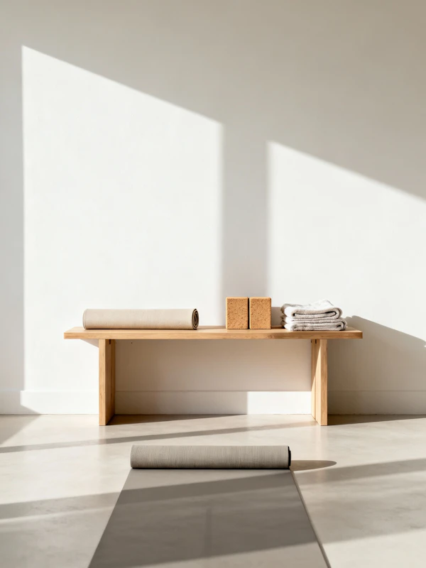 Minimalist Yoga Setup
