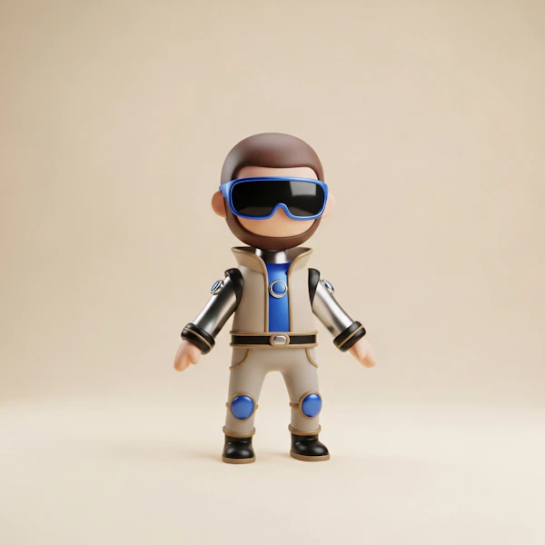 Futuristic 3D Character