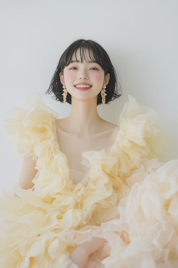 Elegant Yellow Dress