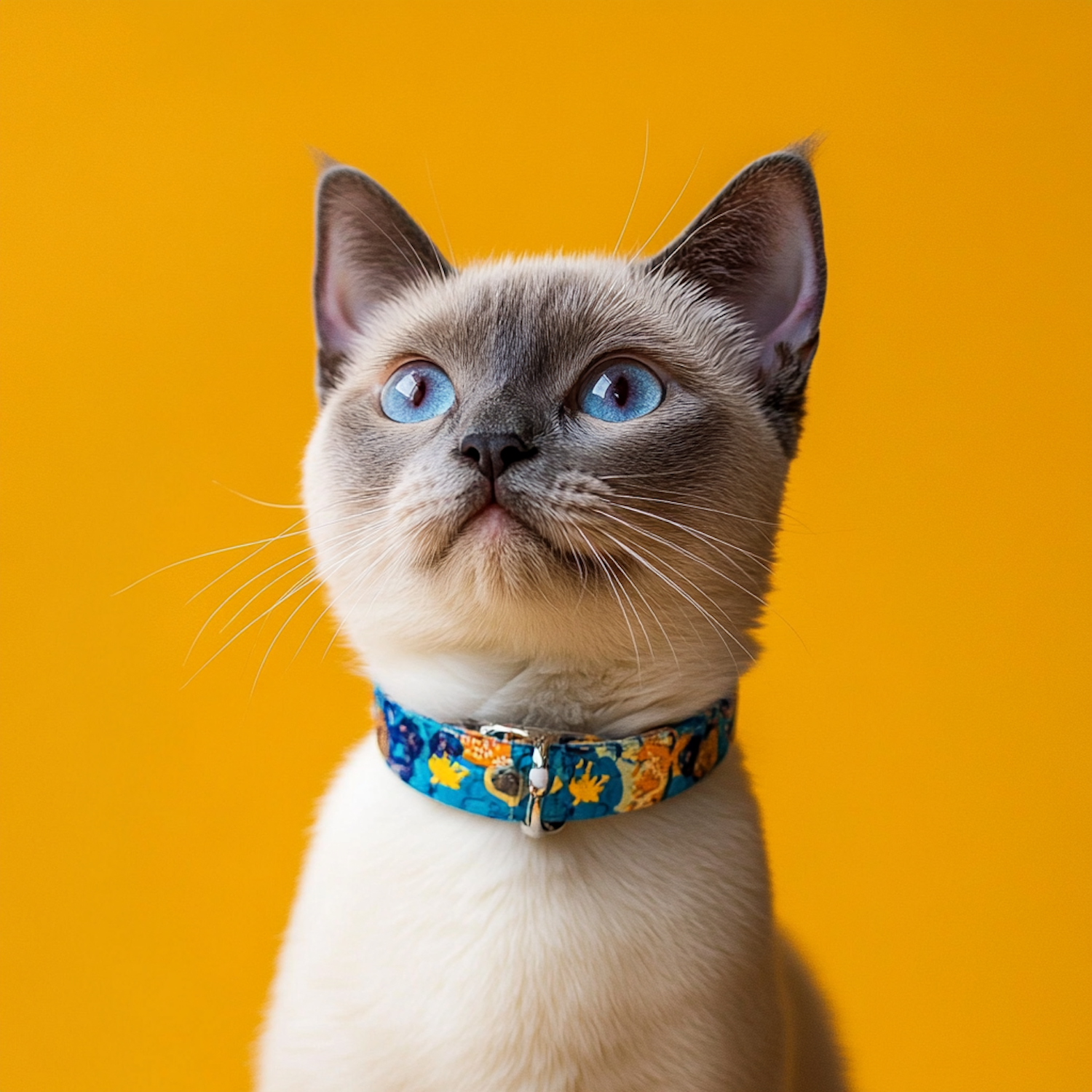 Curious Siamese Cat