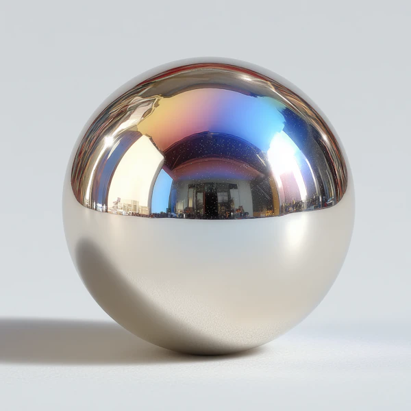 Reflective Metallic Sphere