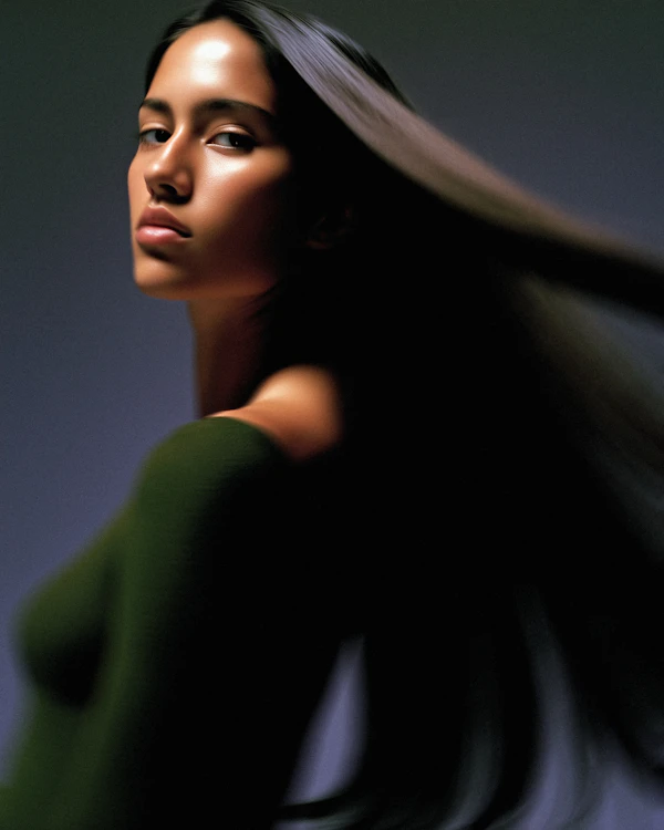Dynamic Hair Portrait
