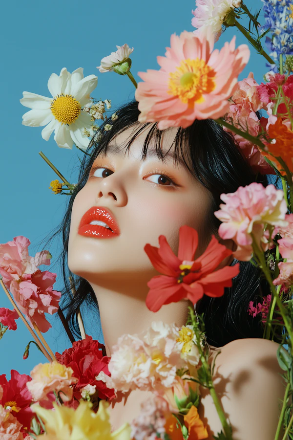 Floral Portrait Beauty